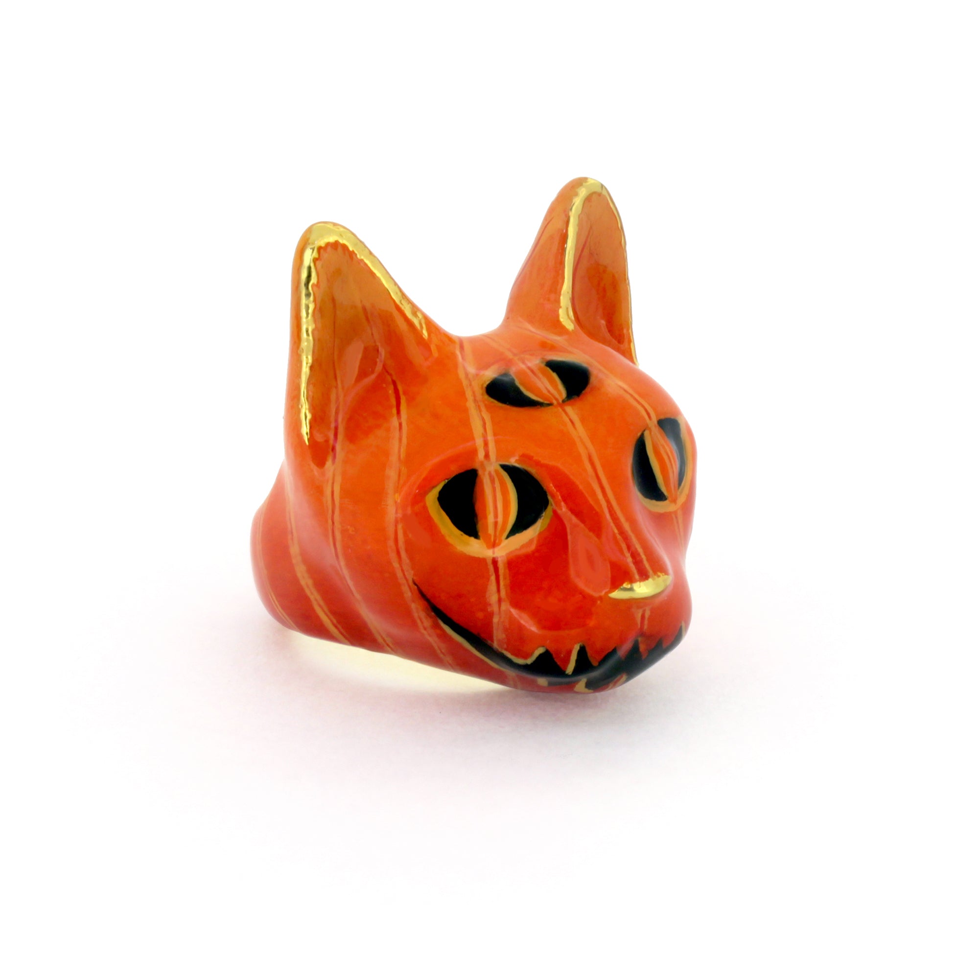 Pumpkin Cat Ring | MaewMarch