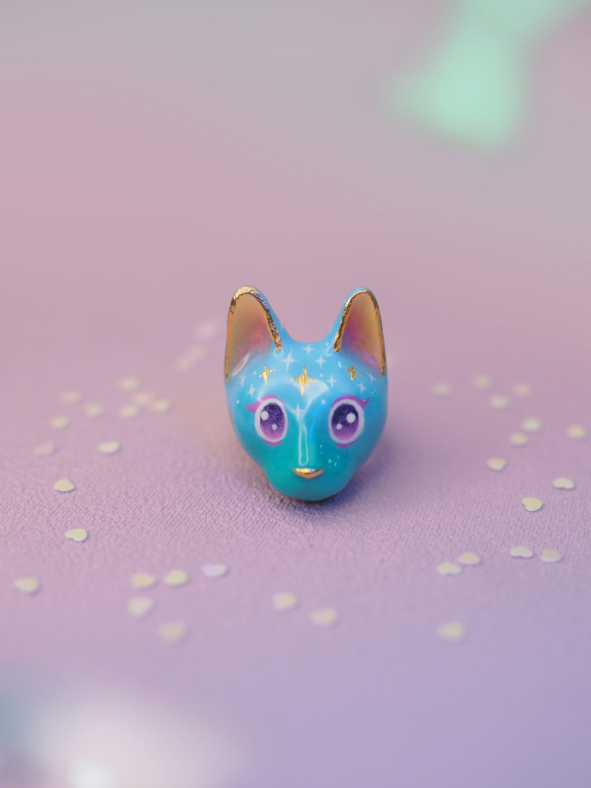 Sweet Blue Cat Ring | MaewMarch