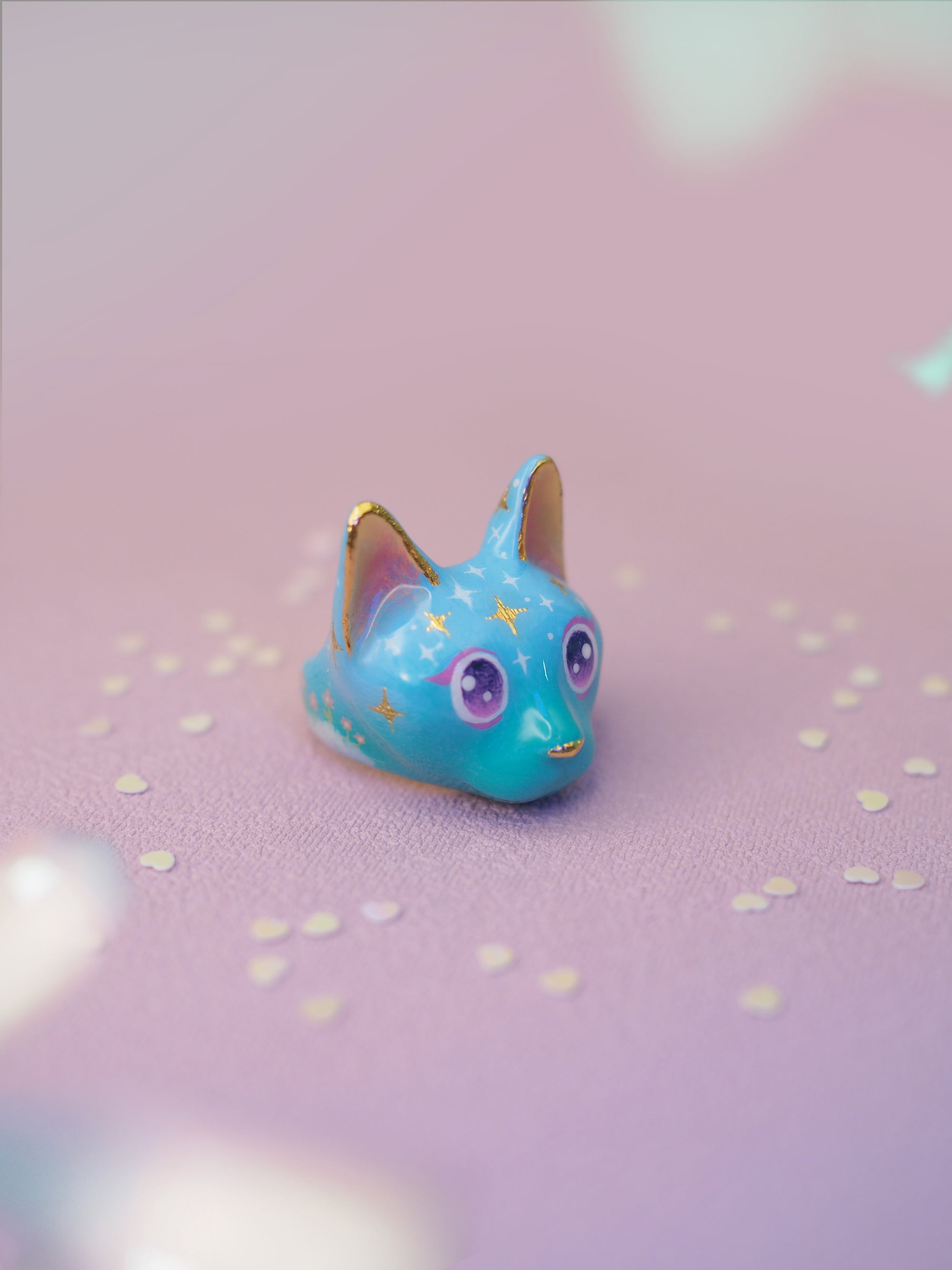 Sweet Blue Cat Ring | MaewMarch