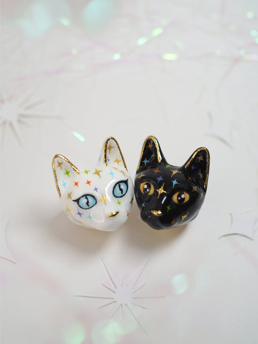 Twinkle Night Cat Ring | MaewMarch