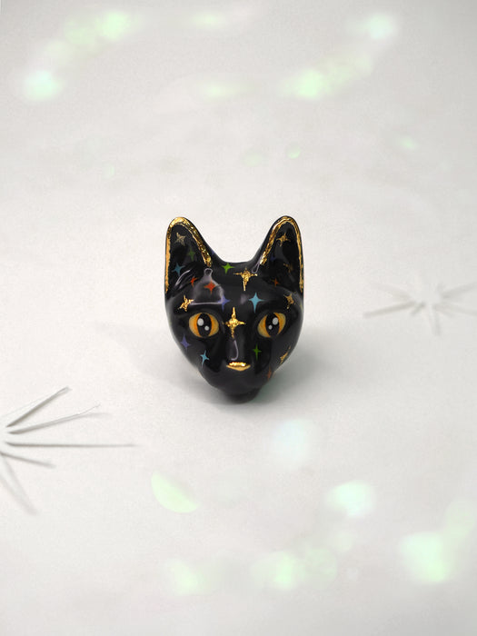 Twinkle Night Cat Ring | MaewMarch