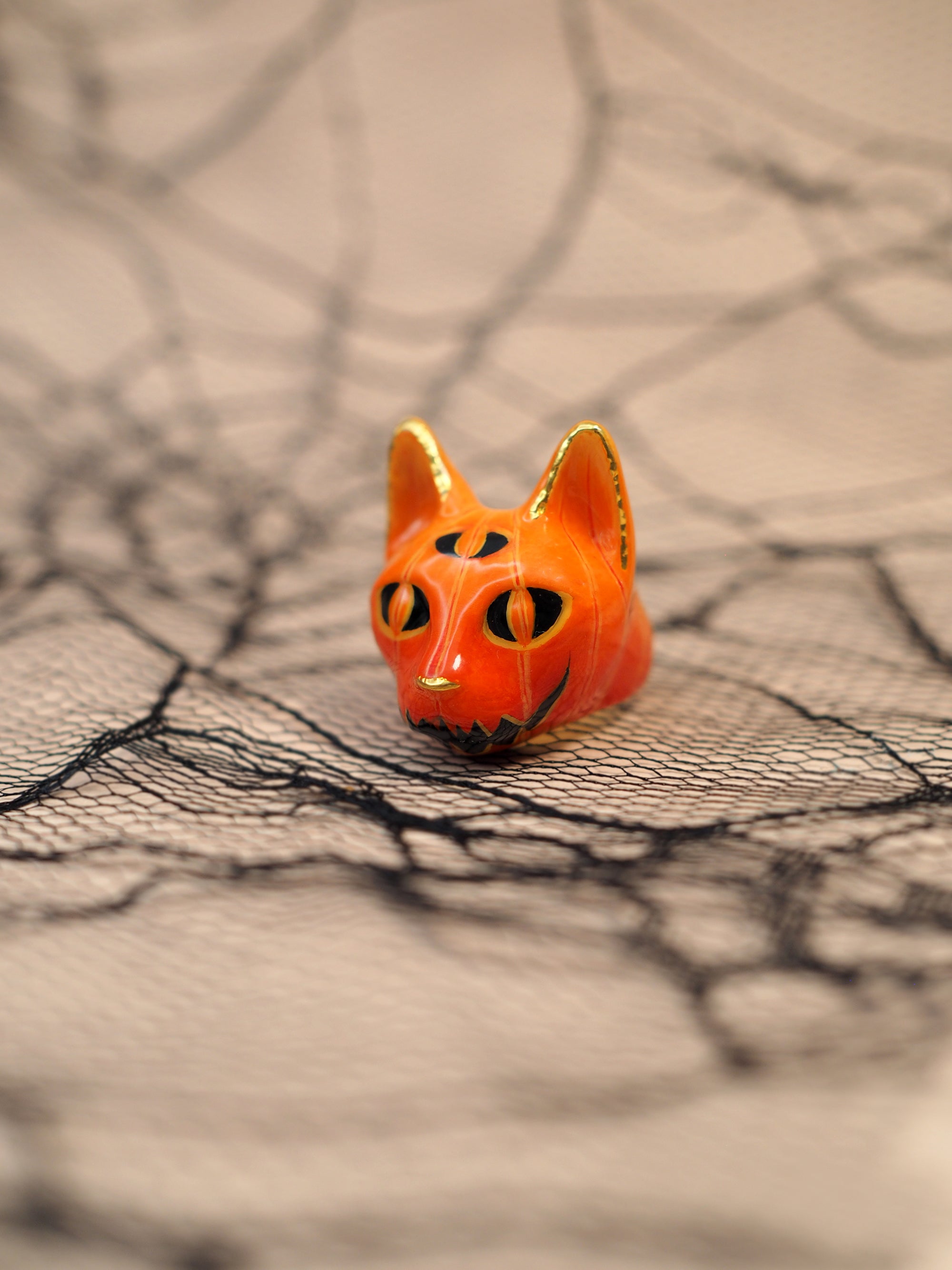 Pumpkin Cat Ring | MaewMarch