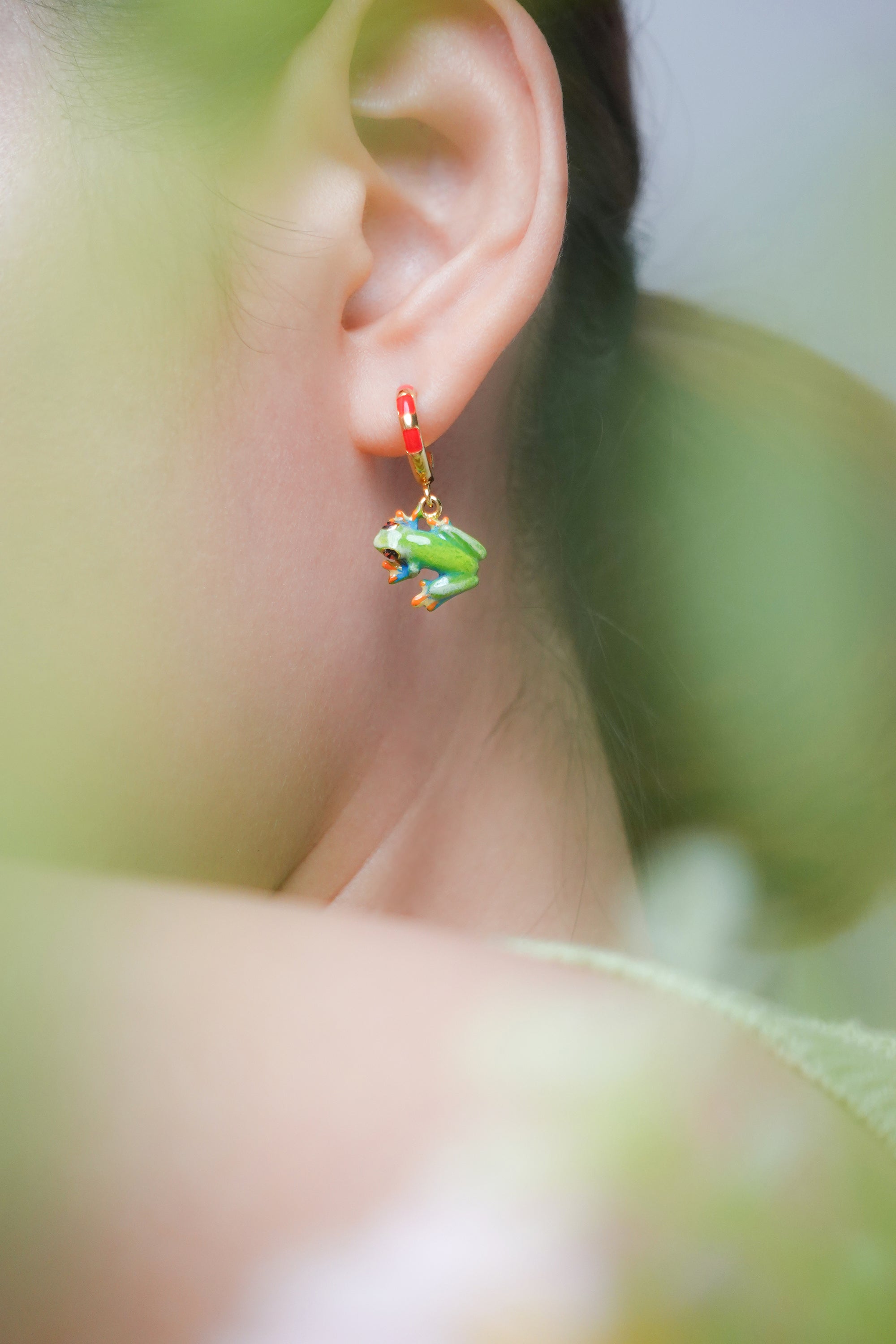 Frog Earrings | Morning Garden