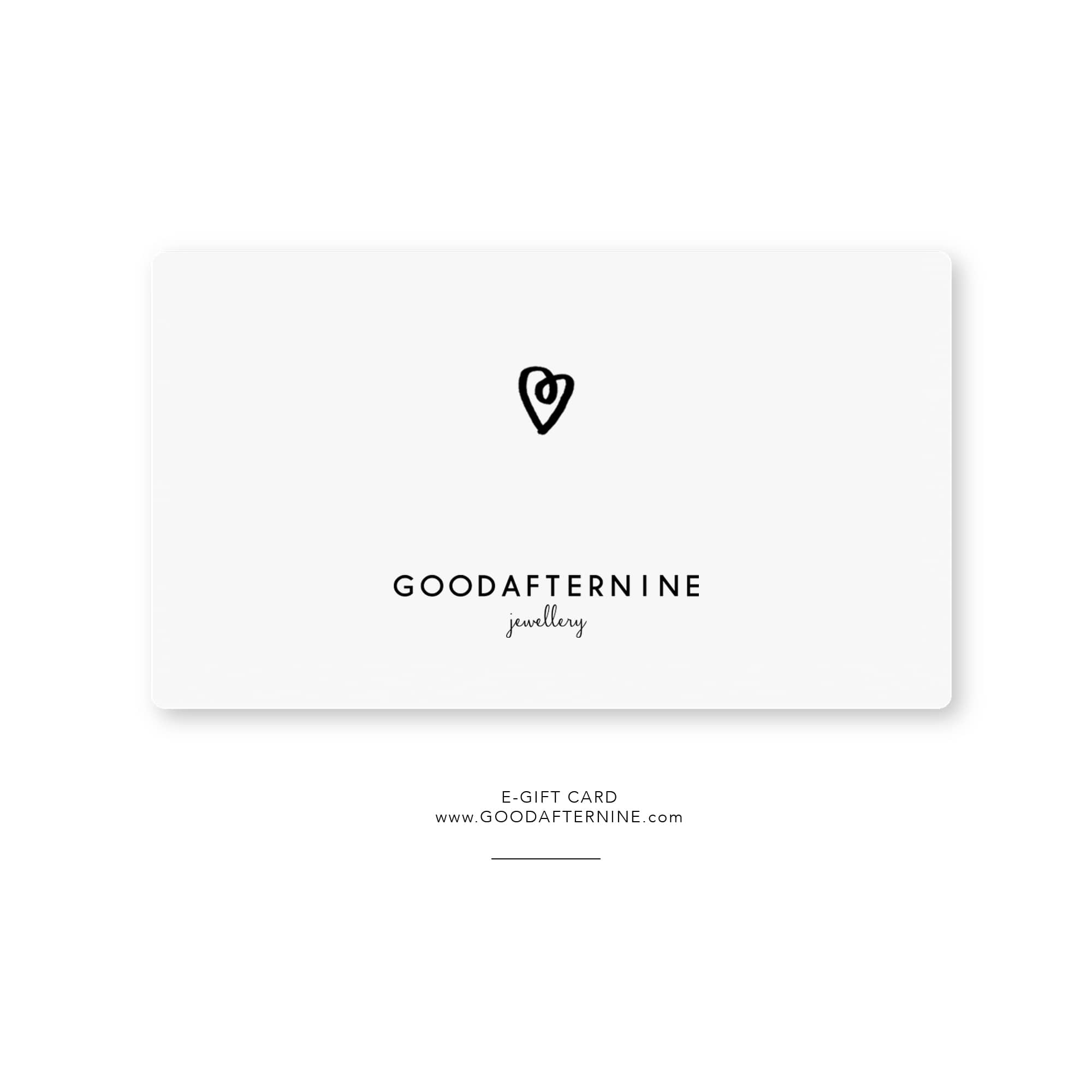 e-gift card from GOODAFTERNINE