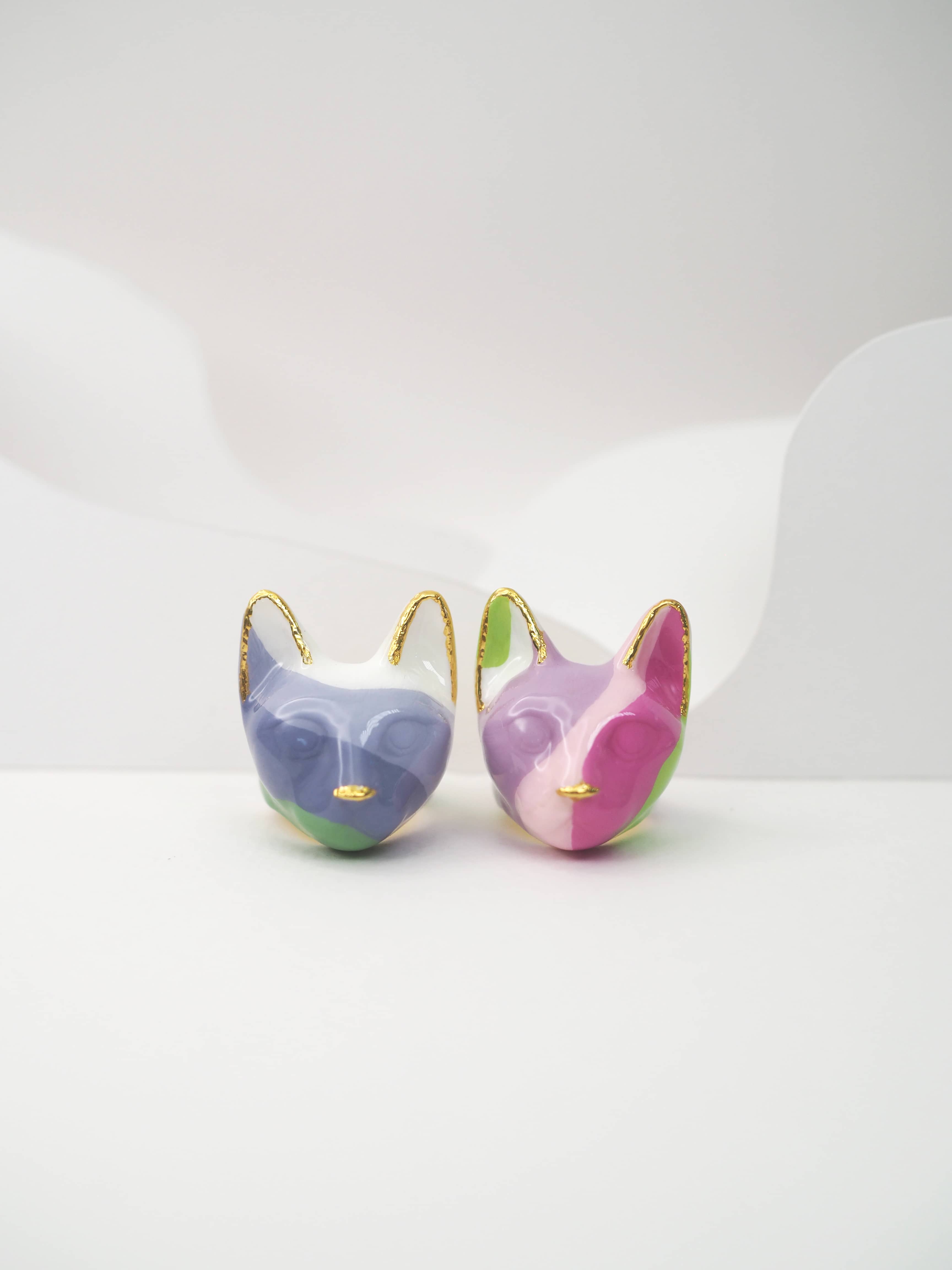 Lilac Garden Cat Ring | MaewMarch