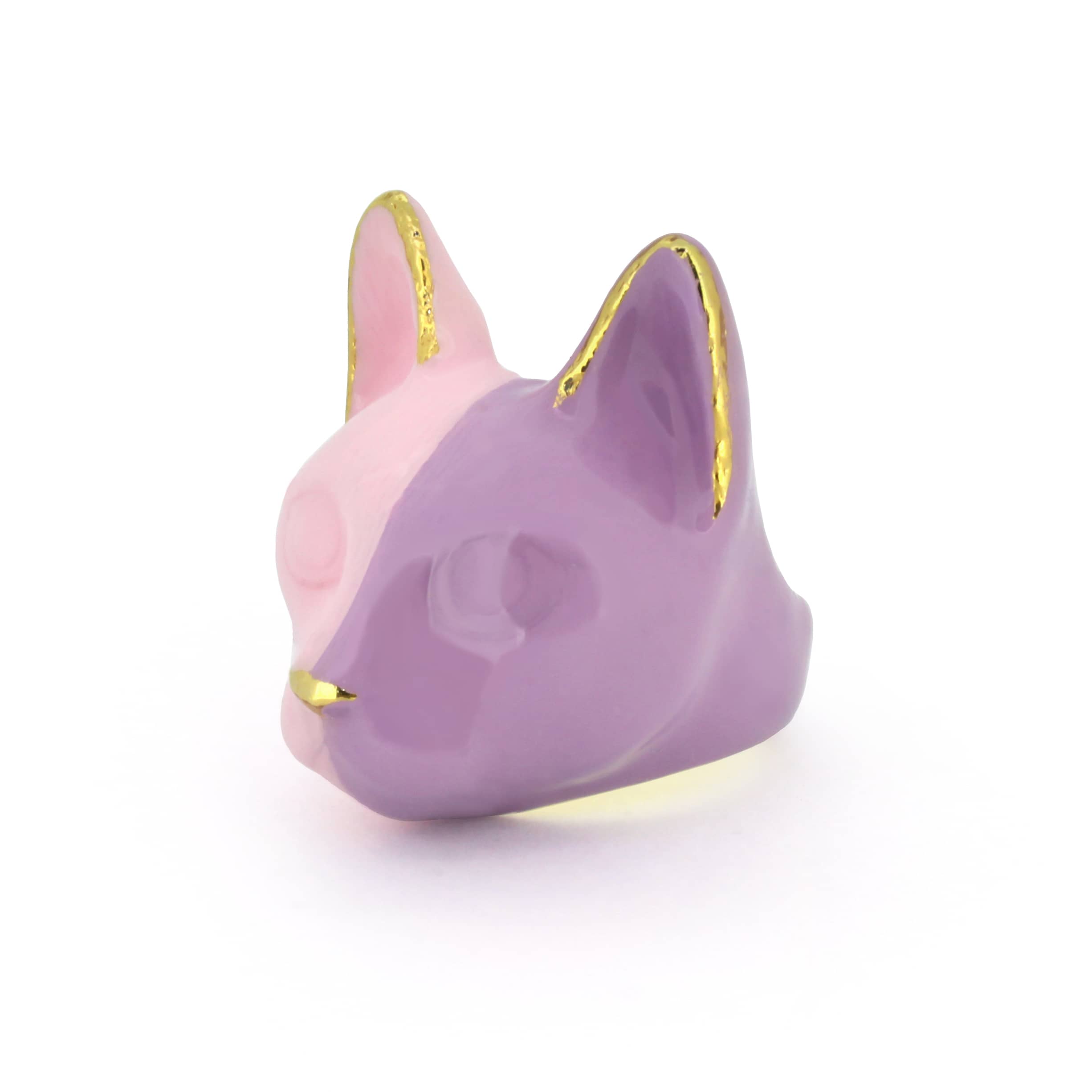 Half Lilac Cat Ring| MaewMarch