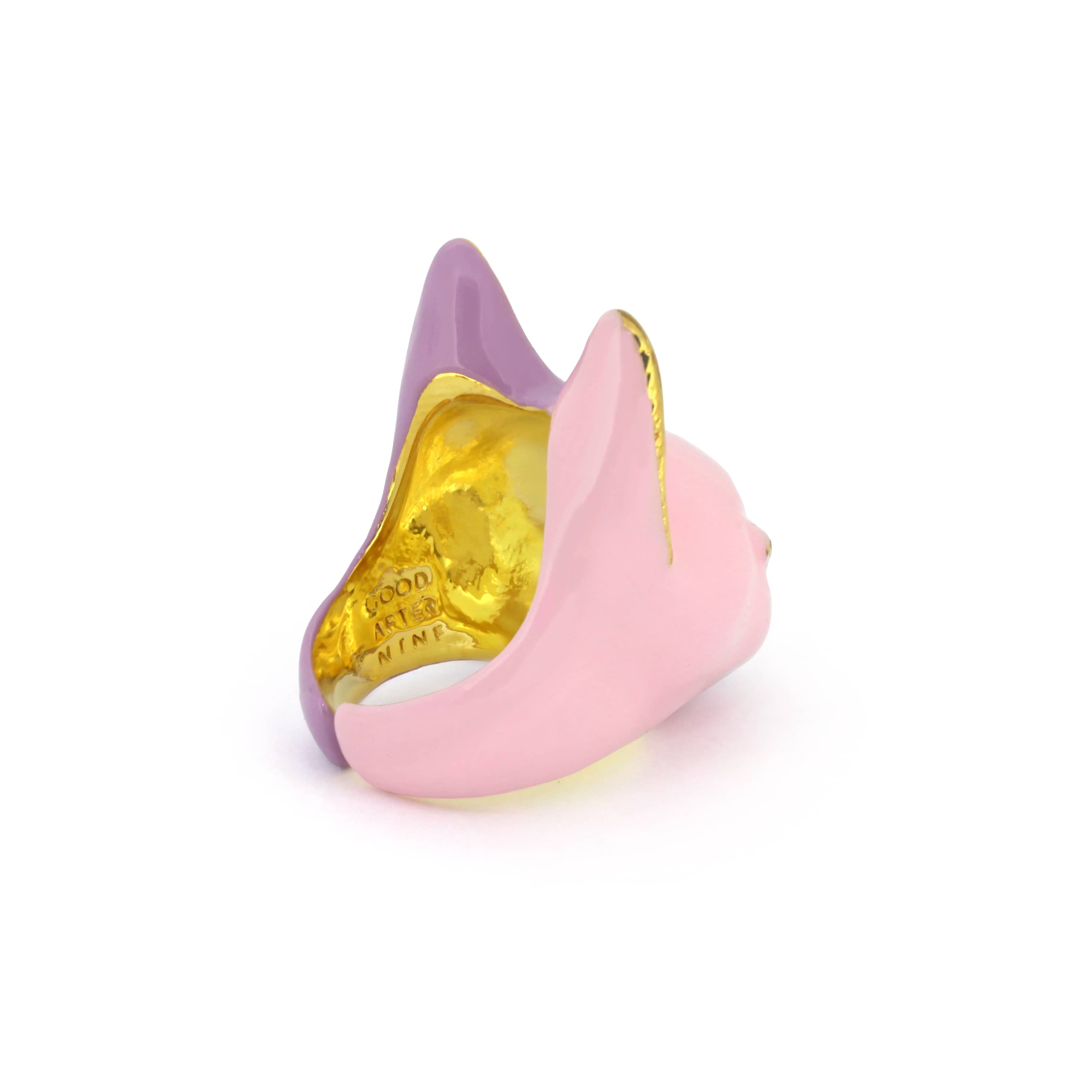 Half Lilac Cat Ring| MaewMarch