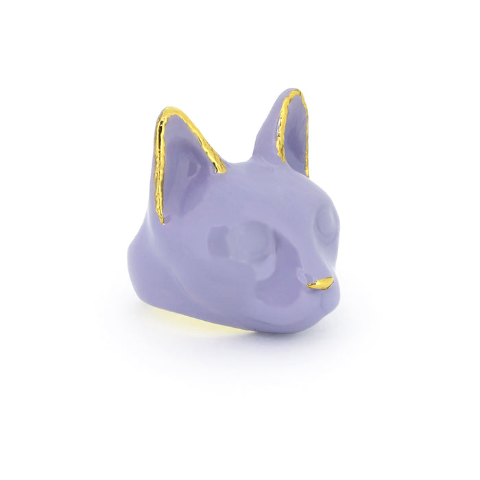 Mono Lavender Cat Ring | MaewMarch