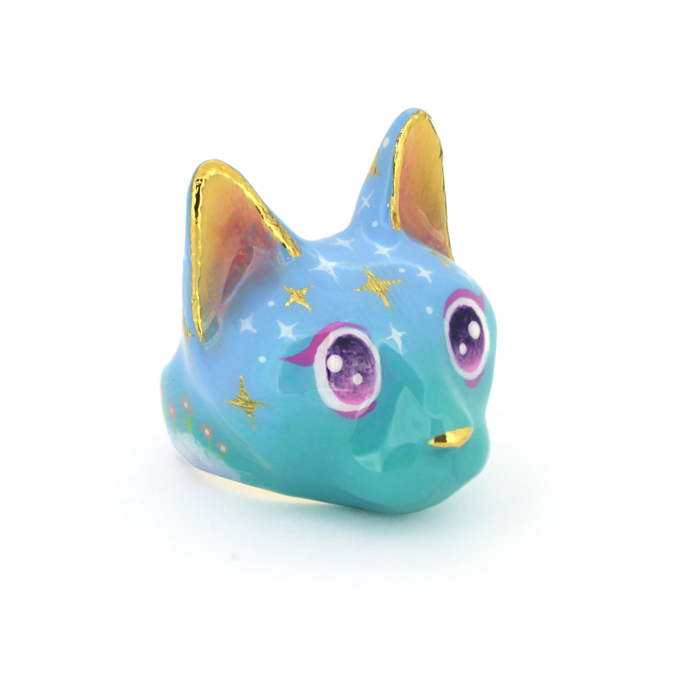 Sweet Blue Cat Ring | MaewMarch