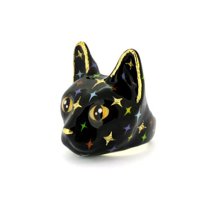 Twinkle Night Cat Ring | MaewMarch