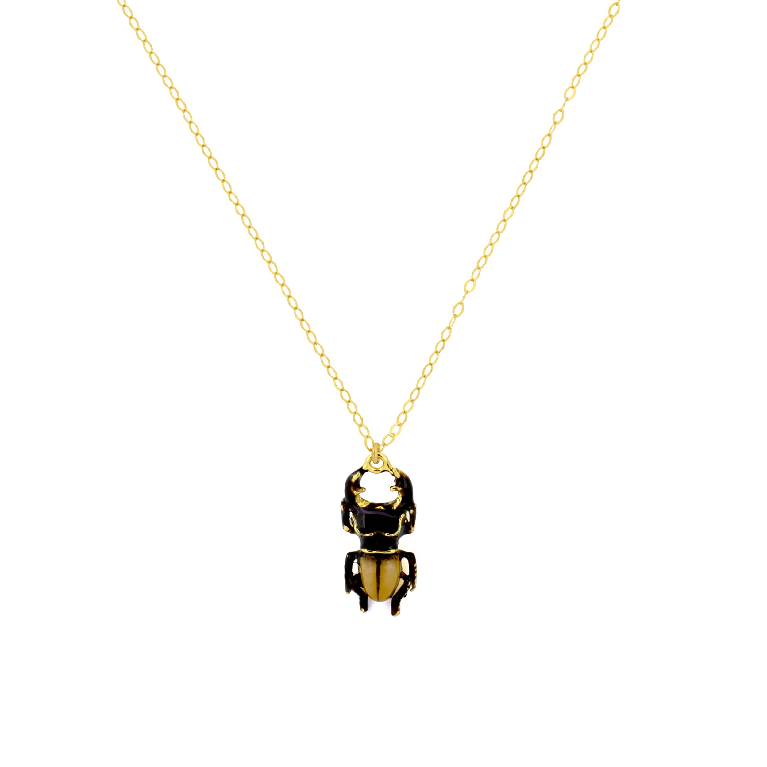 Stag Beetle Necklace | Morning Garden