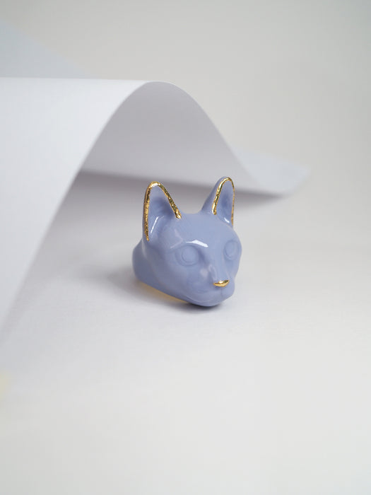 Mono Lavender Cat Ring | MaewMarch