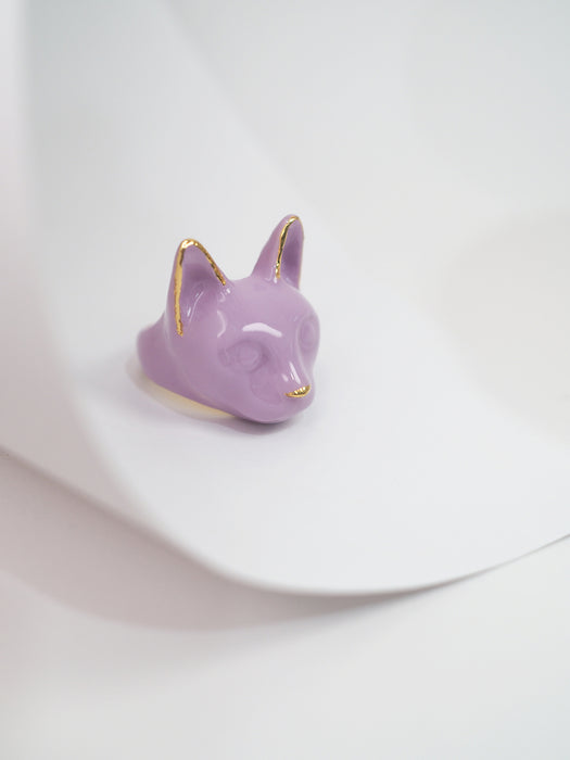 Mono Lilac Cat Ring | MaewMarch