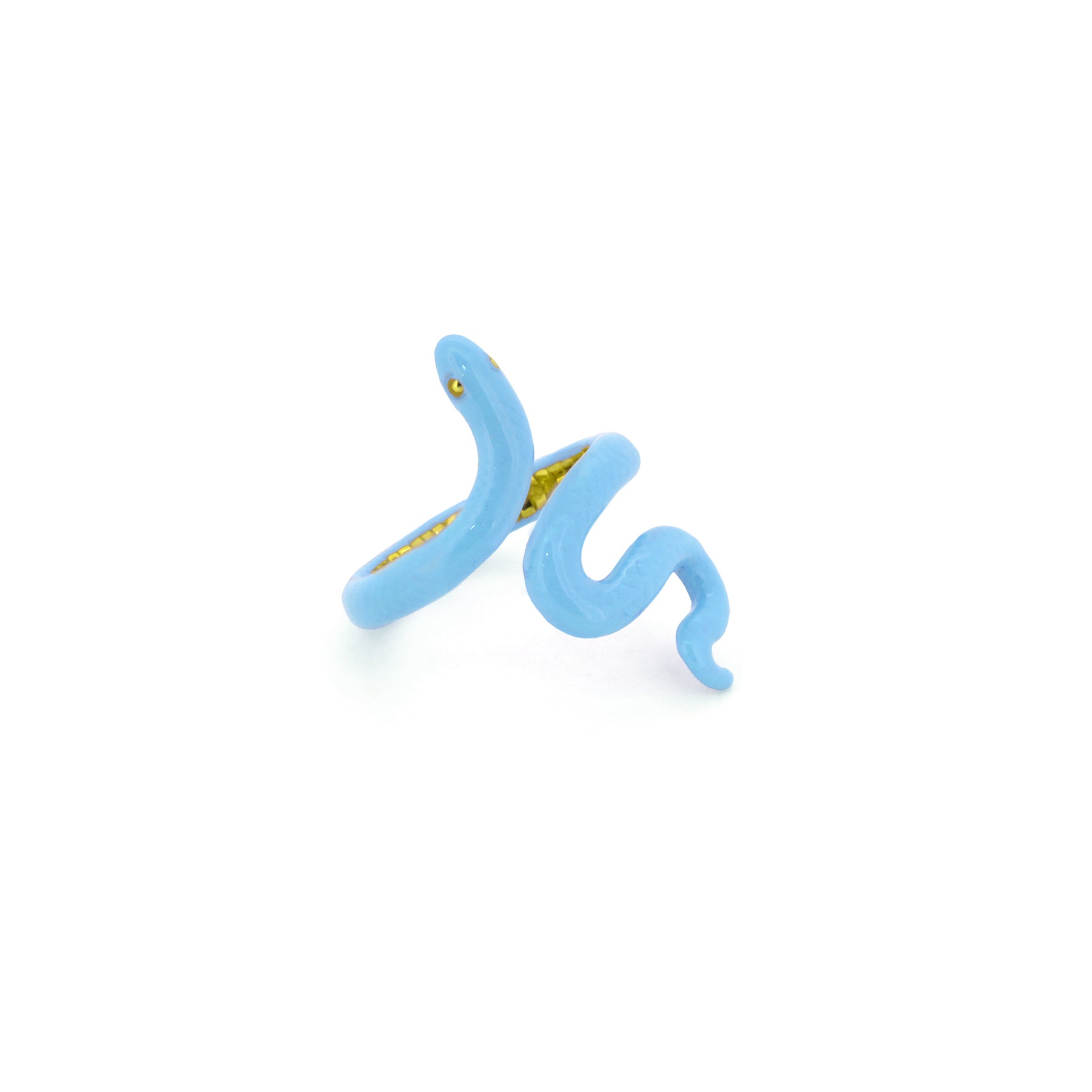 M Snake Blue Ring | Candy Snake