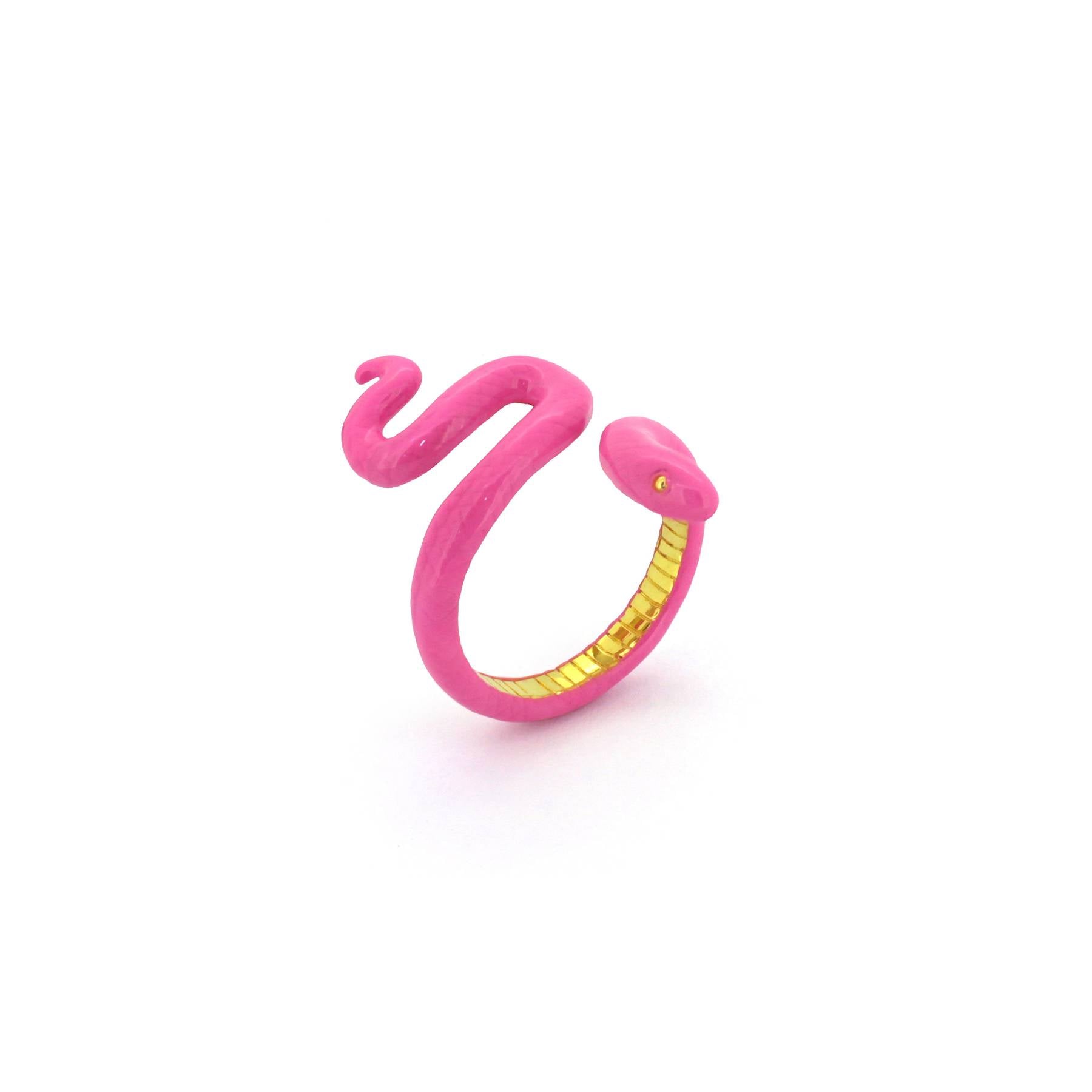 M Snake Pink  Ring | Candy Snake