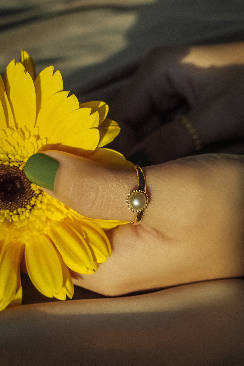 Full Moon Ring 925 Sterling Silver