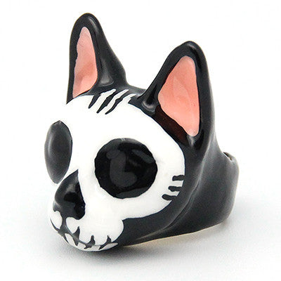 Mori Skull Cat Ring