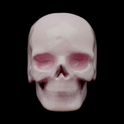 Pantone Rose Quartz Skull Ring