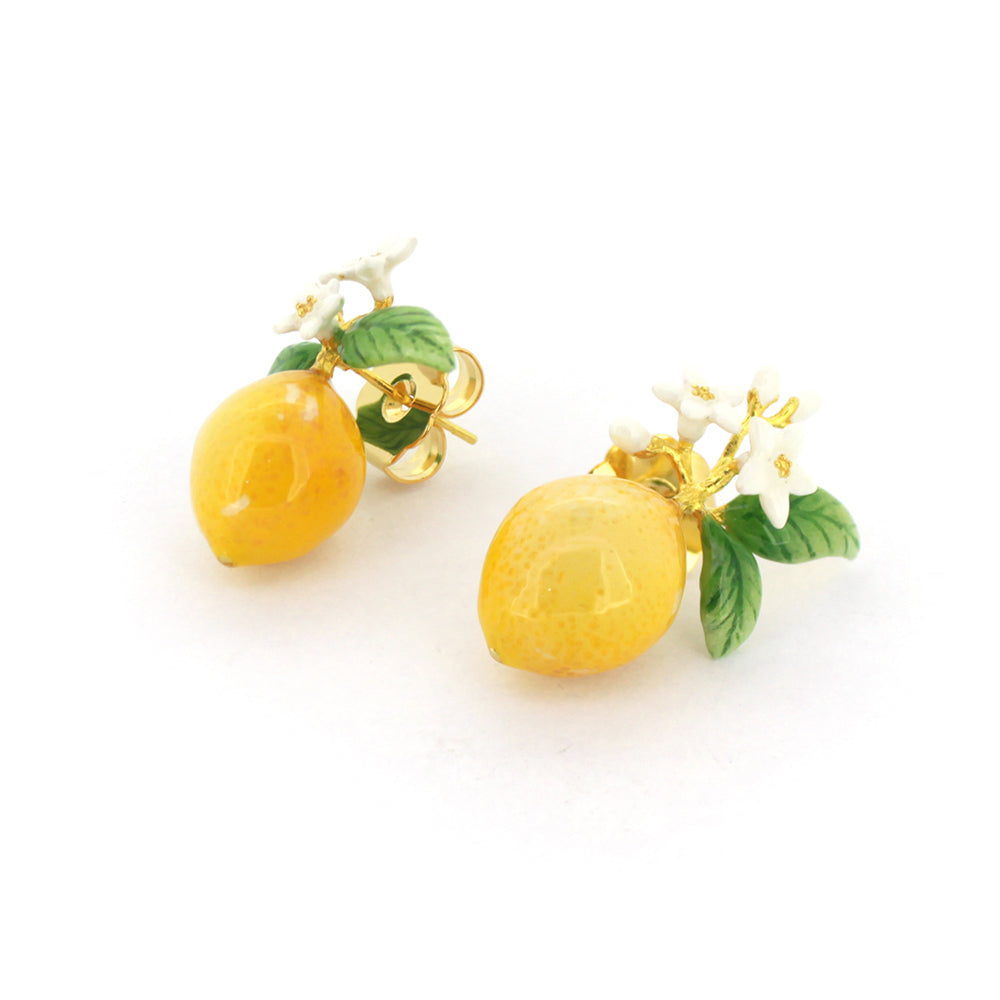 Lemon Earrings | Fruity Blossom