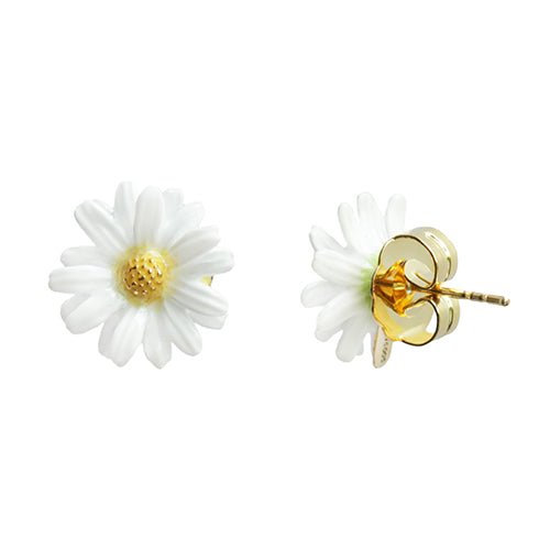 Charming daisy earrings perfect for flower lovers.