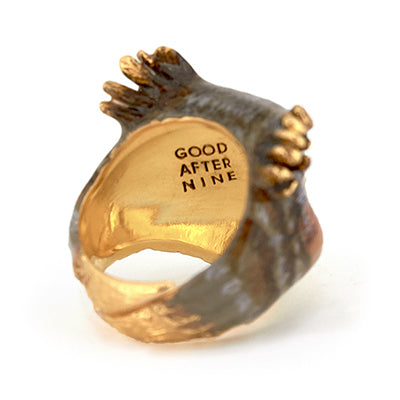 Merry Great Horn Owl Ring