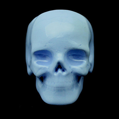 Blue skull ring, inspired by Pantone Serenity.