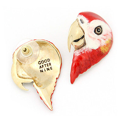 Scarlet Macaw Earrings